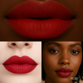 Lysiana All-Day Matte – Bold Waterproof Lip Color with Moisture Care
