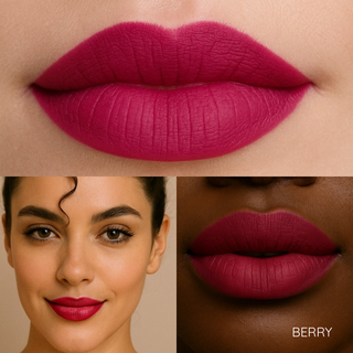 Lysiana All-Day Matte – Bold Waterproof Lip Color with Moisture Care